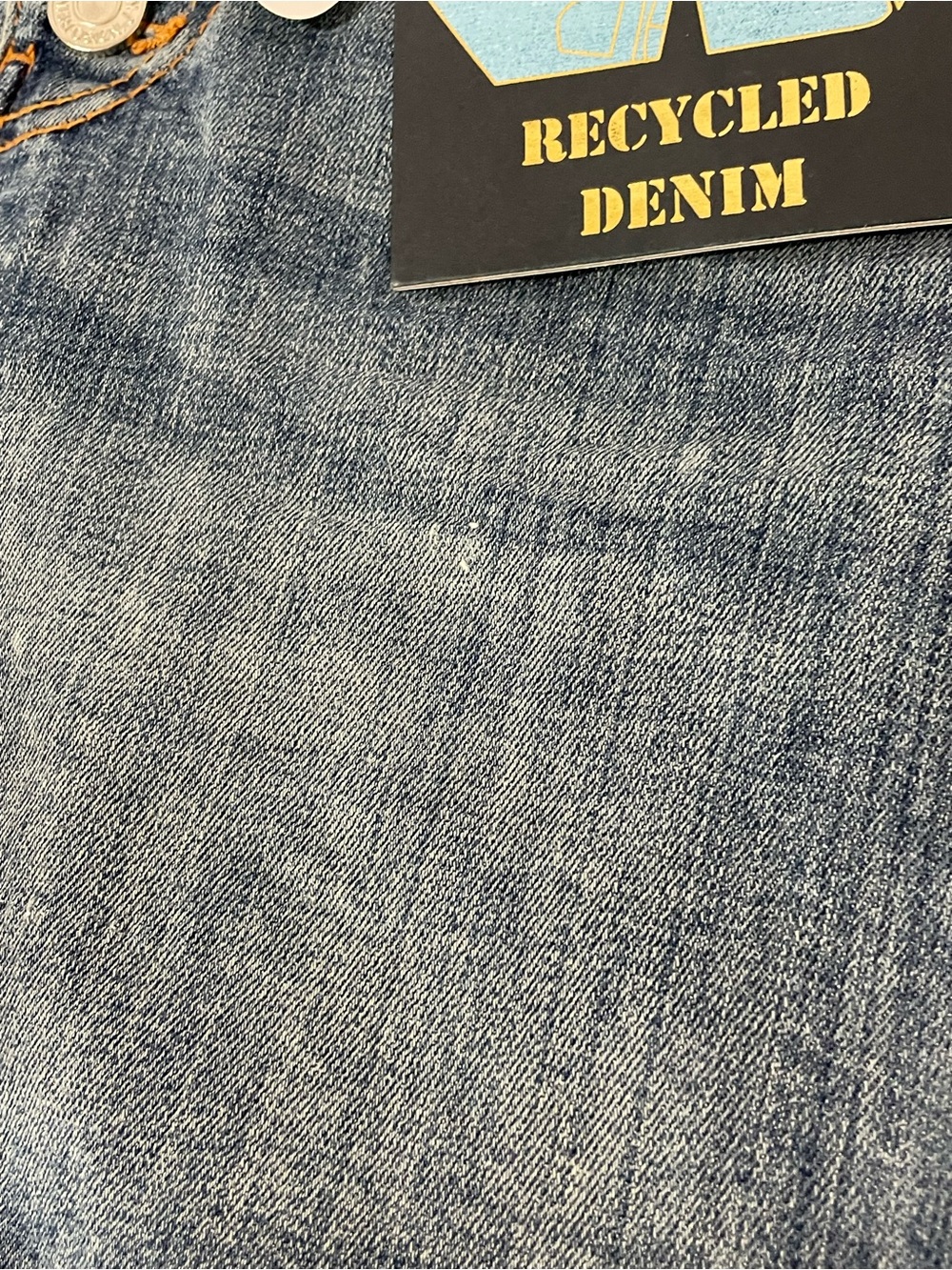 Indigo Rein Mid- Rise Distressed Blue Denim Shorts - Picture 6 of 12